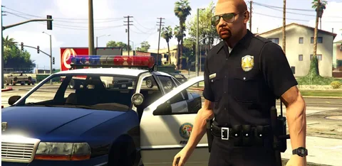 GTA V com o mod LSPDFR