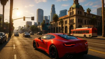 GTA V Enhanced com DLSS 4 Multi-Frame Generation: gráficos mais realistas e fluidez incomparável