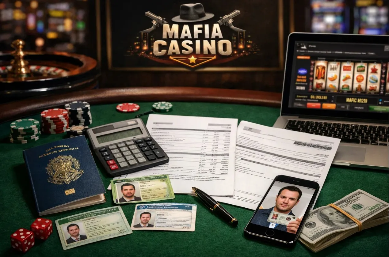 Verificação de conta no Mafia Casino (KYC): quais documentos fornecer para sacar?